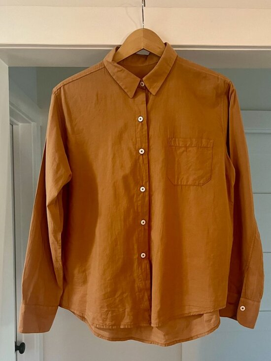 Jesse Kamm Tops - Jesse Kamm  Long Sleeve Button-Up Blouse